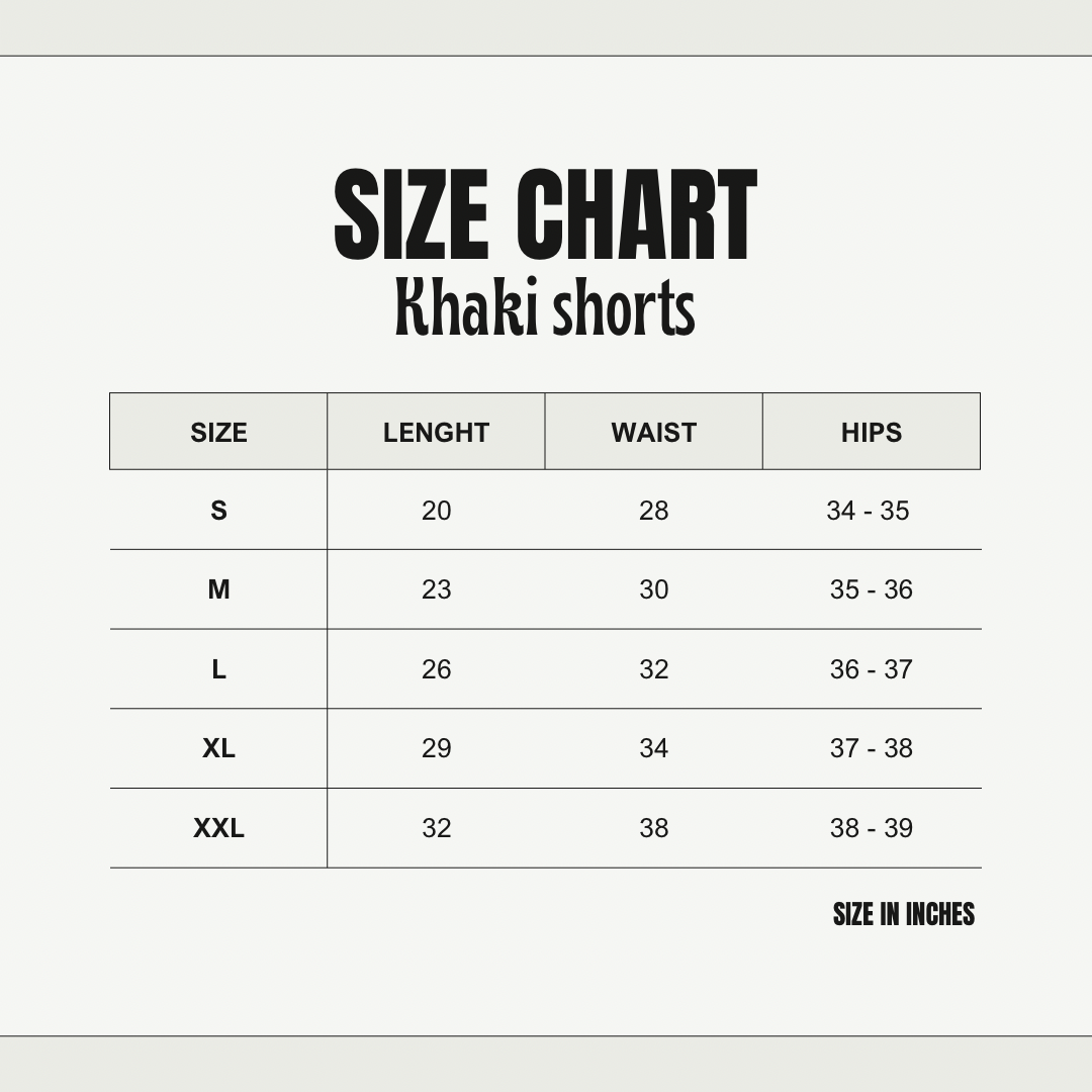 "BE.iT" Long Khaki Shorts