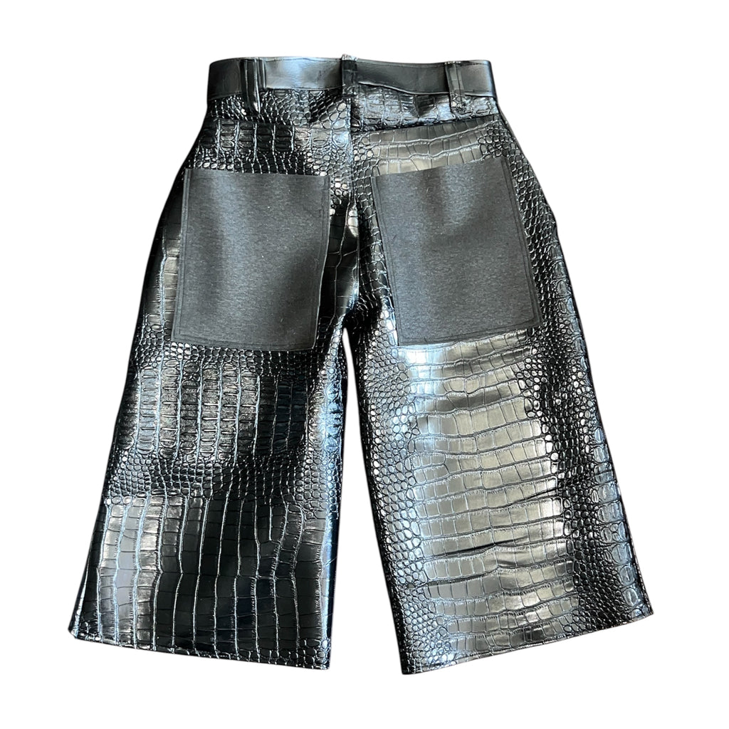 "BE.iT" Crock Skin Shorts