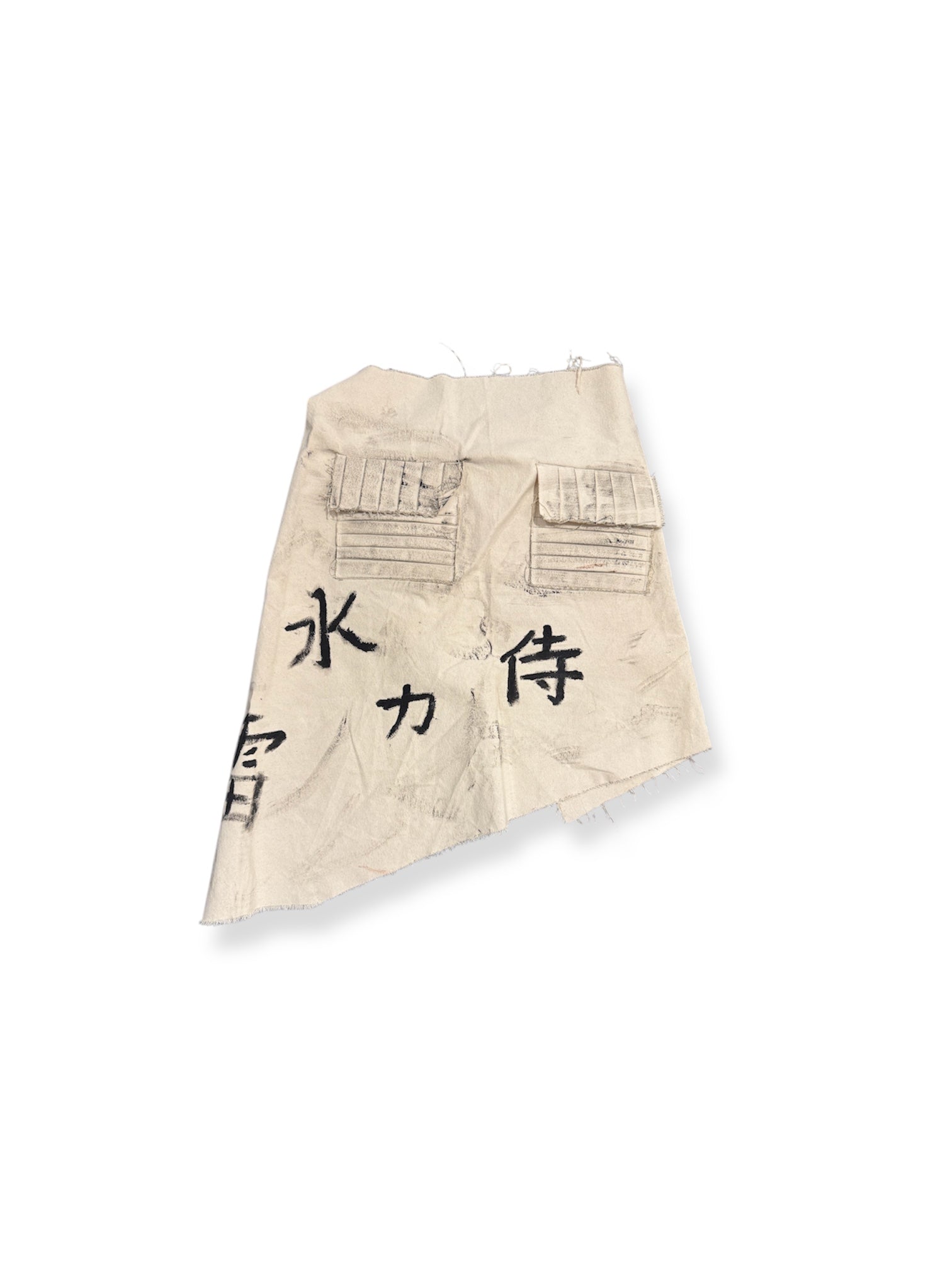 "Paint the Block" canvas skirt painted by 8.Uniiverse